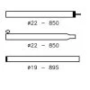 Umefa Campking Tentstok 22-19 Mm 180-250 Cm Zilververzinkt Staal