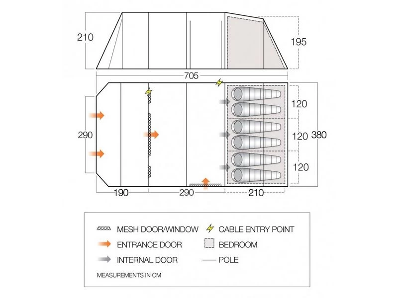 Vango Tunneltent Joro 600 Xl 3 Vango Tunneltent Joro 600 Xl - Afbeelding 3