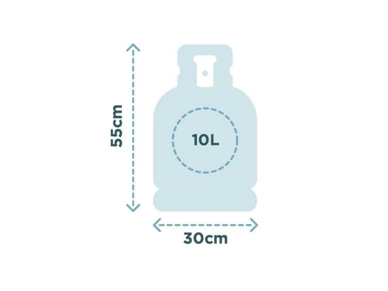 Benegas Comfort Steel Lichtgewicht Stalen Gasfles 9,5 Kilogram Nieuw 2 Benegas Comfort Steel Lichtgewicht Stalen Gasfles 9,5 Kilogram Nieuw - Afbeelding 2