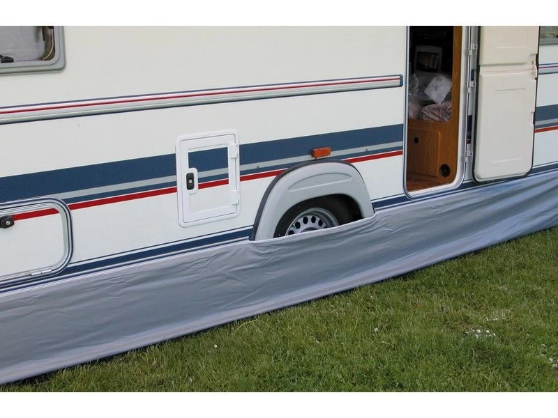 Eurotrail Caravan Tochtstrook Licht Grijs 1 Eurotrail Caravan Tochtstrook Licht Grijs