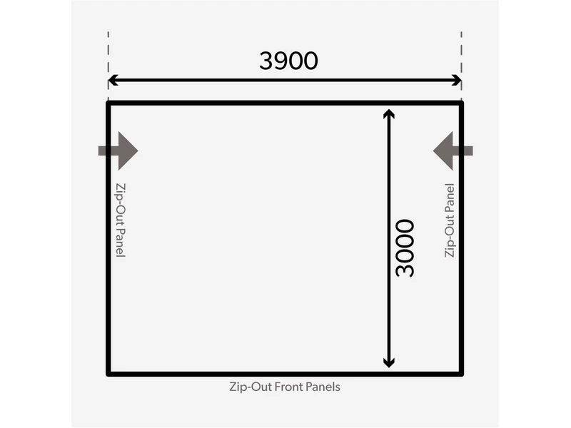 Kampa Dometic Opblaasbare Voortent Grande Air All-season 390 M 2 Kampa Dometic Opblaasbare Voortent Grande Air All-season 390 M - Afbeelding 2