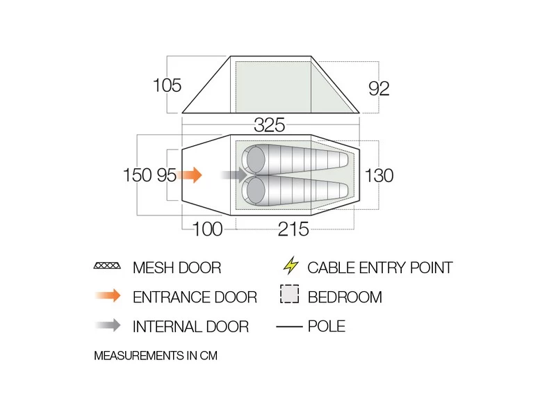 Vango Experience Tent Scafell 200 2 Vango Experience Tent Scafell 200 - Afbeelding 2