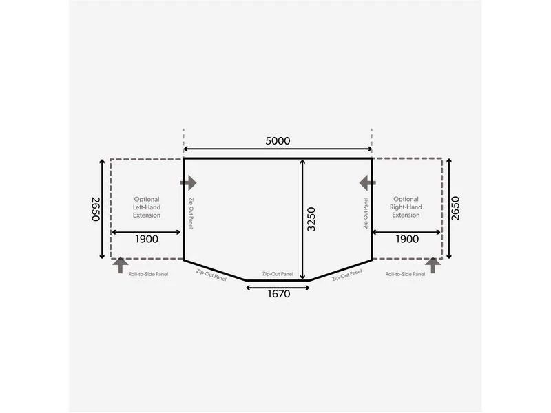Kampa Dometic Opblaasbare Voortent Ace Air Pro 500 S 2 Kampa Dometic Opblaasbare Voortent Ace Air Pro 500 S - Afbeelding 2