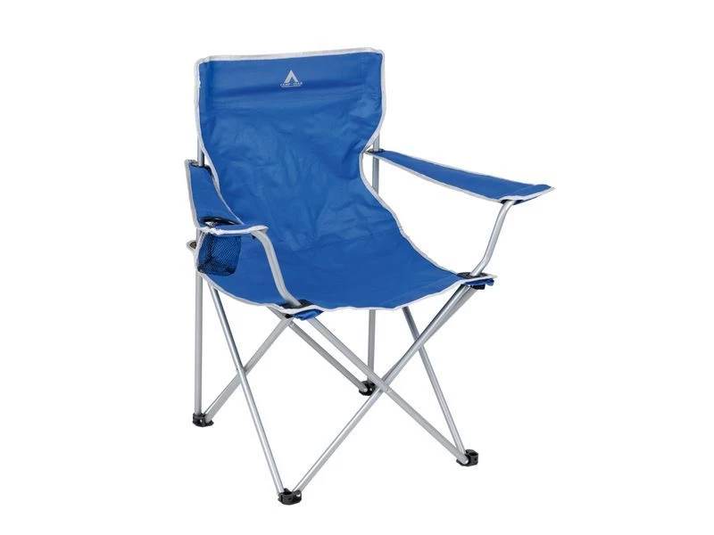 Camp Gear Stoel Opvouwbaar Compact Blauw 1 Camp Gear Stoel Opvouwbaar Compact Blauw