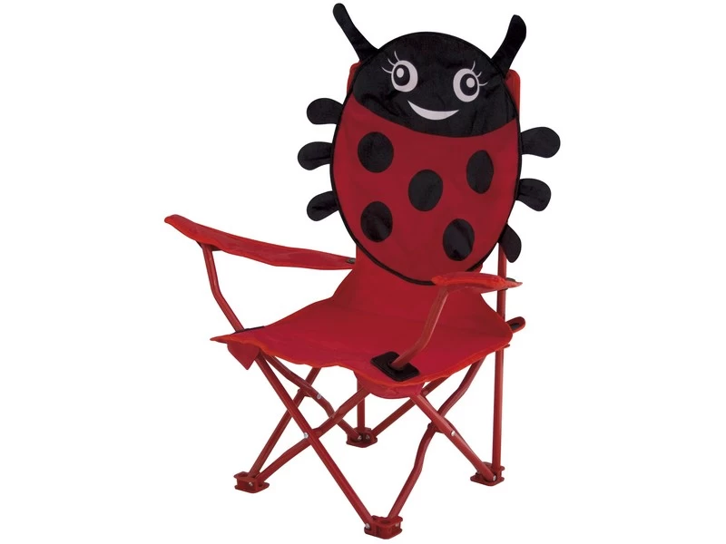 Eurotrail Kindervouwstoel Ardeche Animal Staal Ladybug 1 Eurotrail Kindervouwstoel Ardeche Animal Staal Ladybug