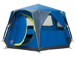 Coleman Familie Tent Octagon Blue-lime -Kampeerartikelen Exporteren Winkel 64 2 coleman familie tent octagon blue lime 2000035750