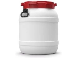 Waterkluis Vat 54 Liter Water En Luchtdicht Wit/rood -Kampeerartikelen Exporteren Winkel 64 2 waterkluis vat 54 liter water en luchtdicht wit rood gedraaid