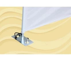 Bo-Camp Windschermharing 30 Cm 4 Stuks -Kampeerartikelen Exporteren Winkel bo camp windscherm haring met plaat 4 stuks 4163900 3