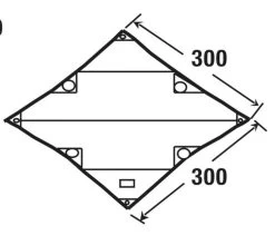 High Peak Tarp 1 -Kampeerartikelen Exporteren Winkel high peak tarp 1 afmeting 10030 2